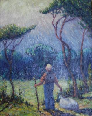 Sample artwork by Walter Whitcomb Thompson (1881 - 1948), known for southern coastal scenery, landscape and genre painting - View similar artists and auction records
